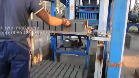 Matériau de construction hydraulique de la série Qt6 équipement de fabrication de blocs d'argile
